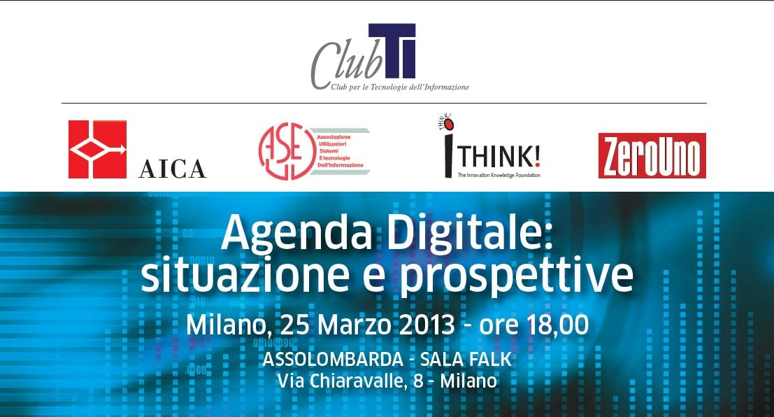 Testata evento Agenda Digitale